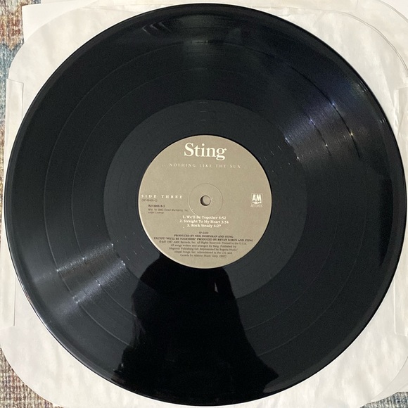 Sting - “…Nothing like the Sun” vinyl record - 1987 A&M Records - Picture 8 of 11